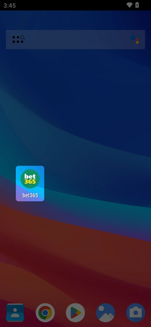Launch the Android version of the bet365 App and play.
