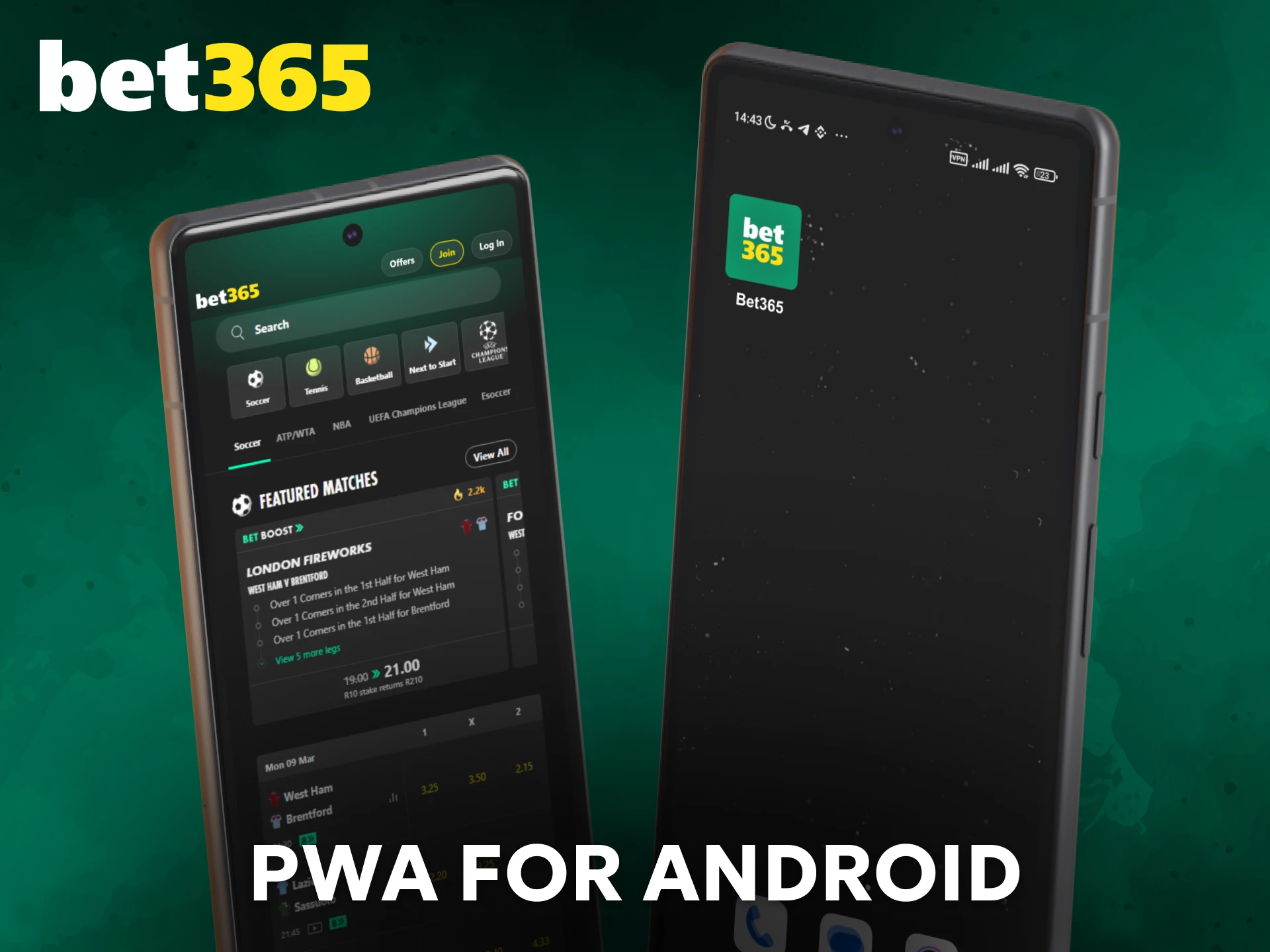 Use Bet365 PWA for Android in India without installing a full app.