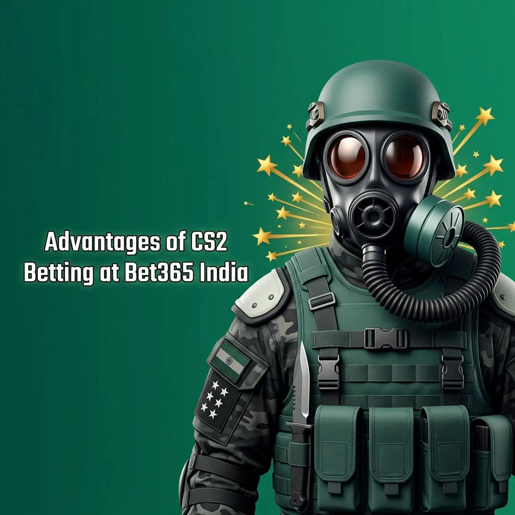 Bet365 India CS2 betting advantages including welcome bonus, UPI payments, live betting, mobile app and competitive odds
