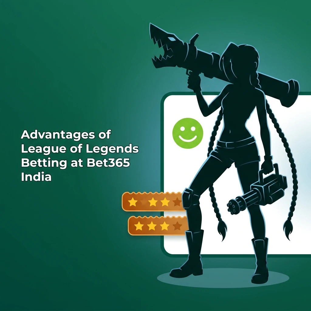Bet365 India LoL betting advantages including welcome bonus, UPI payments, competitive odds, and mobile app support