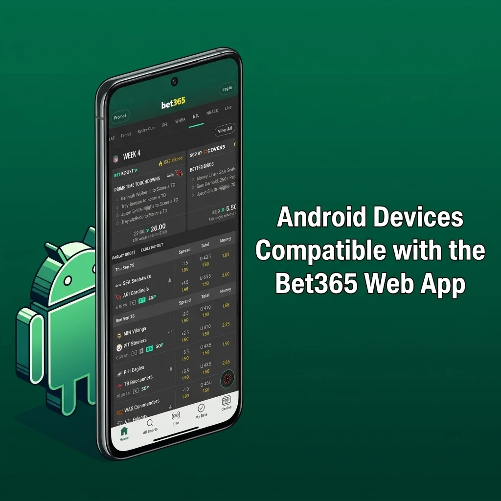 Android devices compatible with Bet365 web app including Samsung, OnePlus, Xiaomi, Realme, Oppo and Vivo models