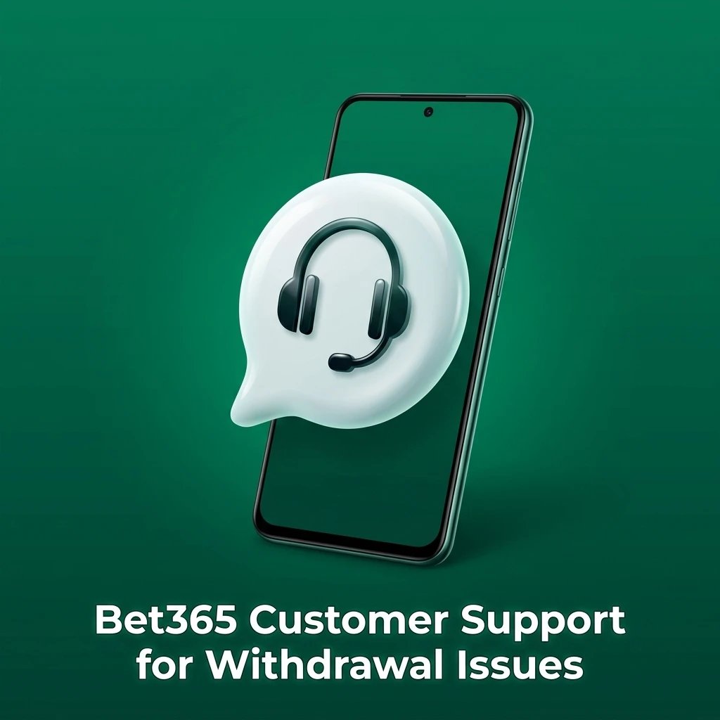 Bet365 customer support channels for withdrawal issues including live chat, email, and Help Centre options