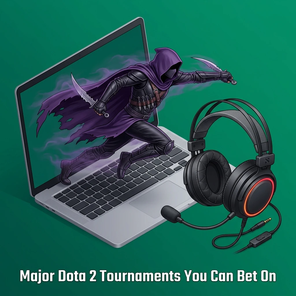 Major Dota 2 tournaments to bet on including The International, ESL, PGL Majors, BLAST, EWC, and FISSURE events
