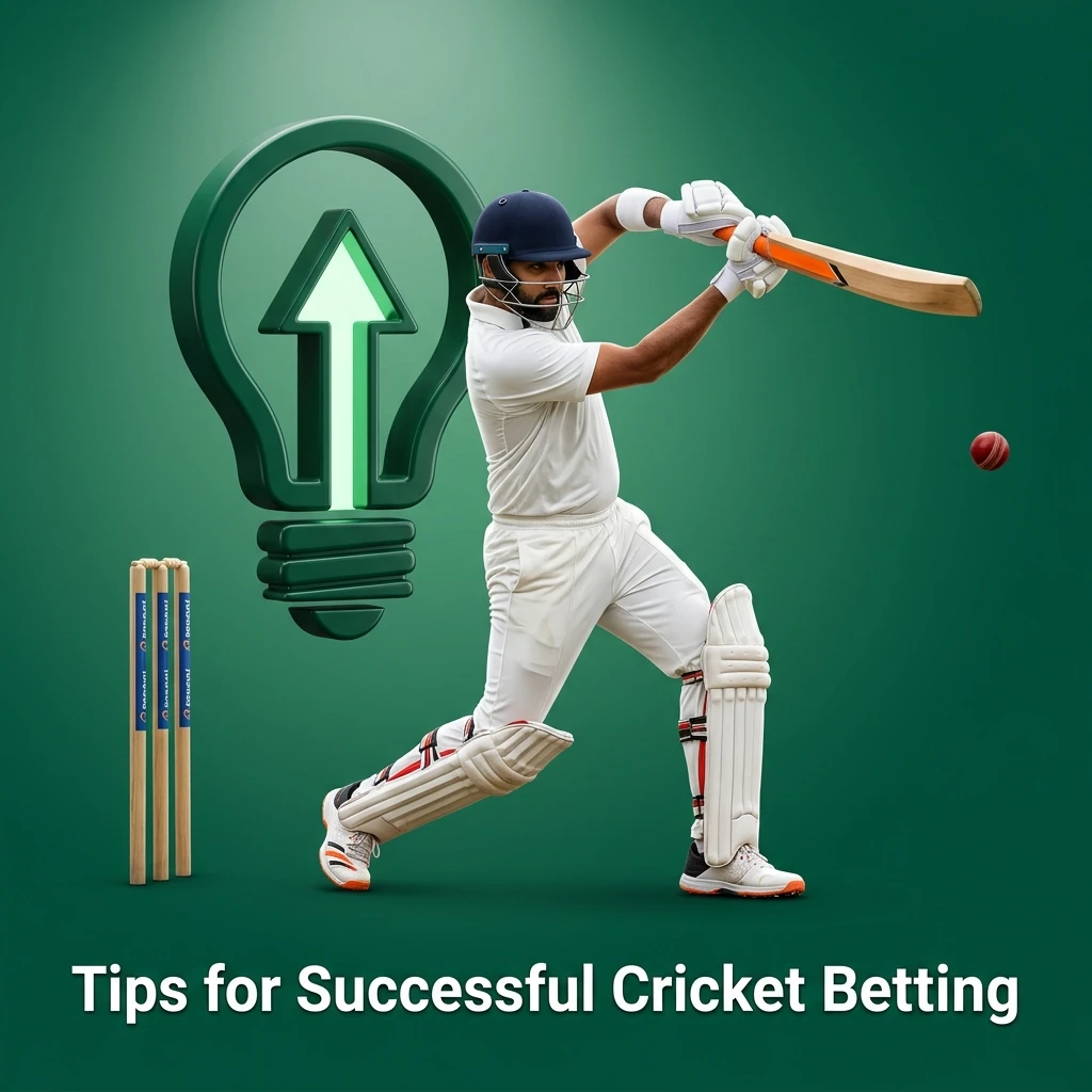 Cricket betting tips covering team form, pitch conditions, bankroll management, and market focus for informed wagering