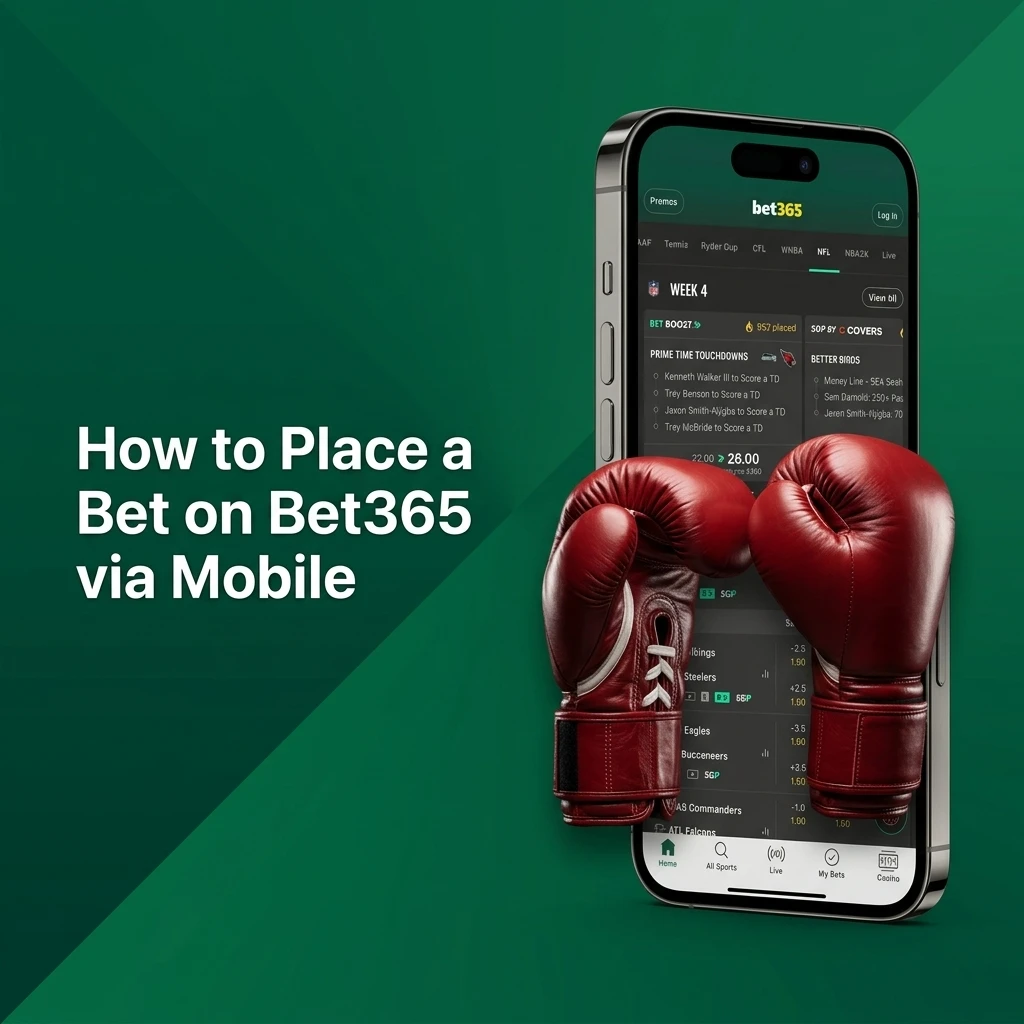 Step-by-step guide to placing a bet on Bet365 mobile app with bet slip and Place Bet button in INR