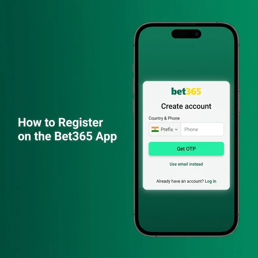 Step-by-step guide to registering on the Bet365 iOS app with personal details, currency selection and account verification