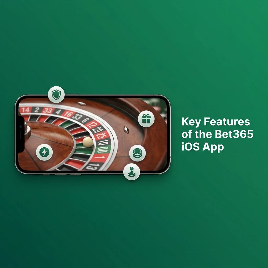 Bet365 iOS app features for Indian users including UPI payments, live betting, INR support, and 24/7 customer support