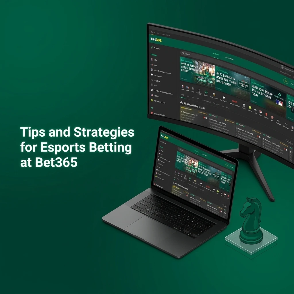 Esports betting tips and strategies at Bet365 including bankroll management, research, and live betting advice