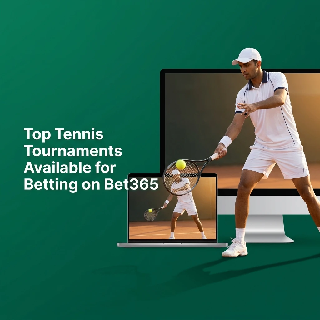 Bet365 tennis betting markets covering Grand Slams, ATP Masters, WTA events, Davis Cup and Billie Jean King Cup