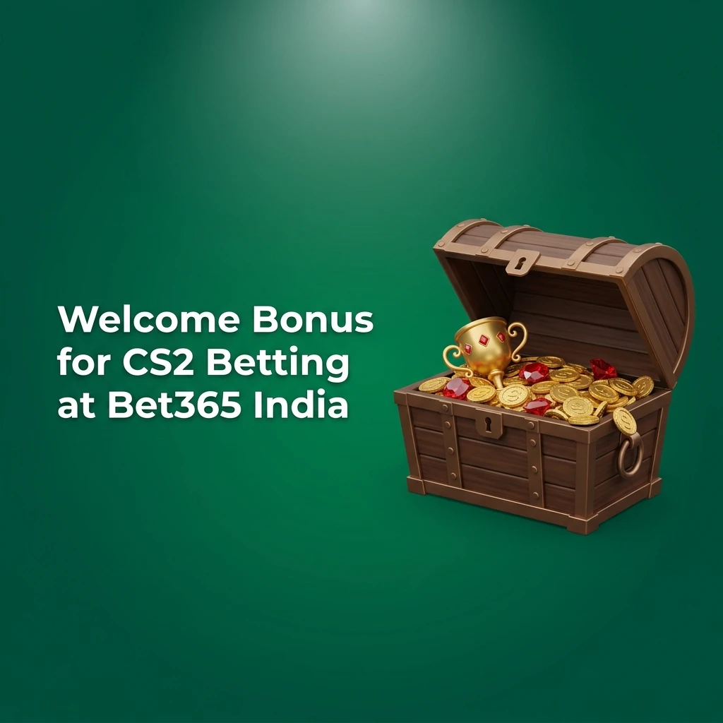 Bet365 India welcome bonus steps showing 15% sports bonus up to ₹4,000 for CS2 betting on first deposit