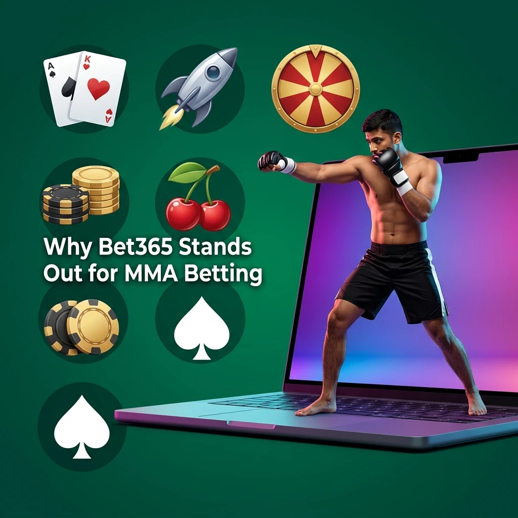 Bet365 MMA betting features for Indian users including live markets, INR payments, cash out, and mobile access